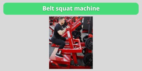 belt squat machine