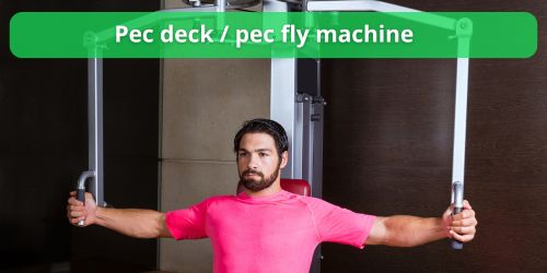 pec deck pec fly machine