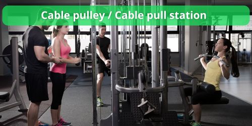 cable pulley cable pull station