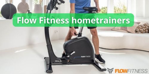 Flow Fitness hometrainer in huis