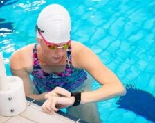 Metingen zwemmen sporthorloge