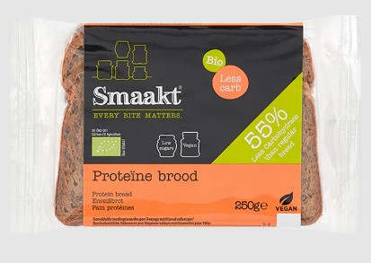 Smaakt Less Carb Proteine Brood Bio