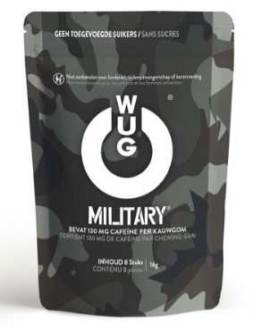 WUG Energy Kauwgom Military PreWorkout Cafeine