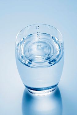 Glas water druppel